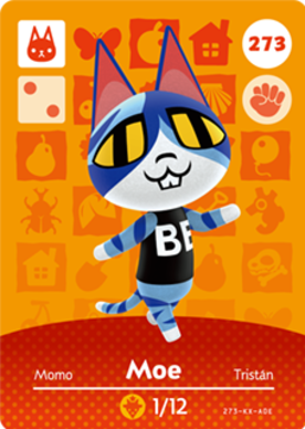 Moe #273 - Animal Crossing Series 3 amiibo Card