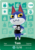 Tom #128 - Animal Crossing Series 2 amiibo Card