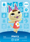 Merry #252 - Animal Crossing Series 3 amiibo Card