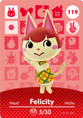 Felicity #119 - Animal Crossing Series 2 amiibo Card