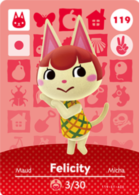 Felicity #119 - Animal Crossing Series 2 amiibo Card