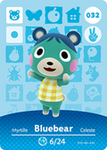 Bluebear #032 - Animal Crossing Series 1 amiibo Card