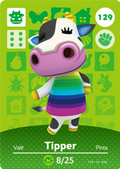 Tipper #129 - Animal Crossing Series 2 amiibo Card