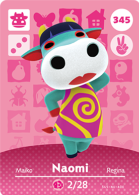 Naomi #345 - Animal Crossing Series 4 amiibo Card