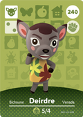 Deirdre #240 - Animal Crossing Series 3 amiibo Card