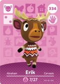 Erik #334 - Animal Crossing Series 4 amiibo Card