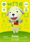 Daisy #258 - Animal Crossing Series 3 amiibo Card