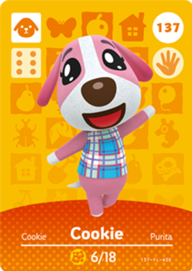 Cookie #137 - Animal Crossing Series 2 amiibo Card