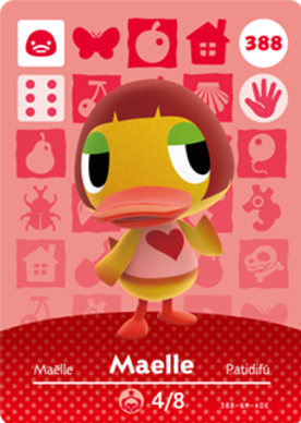 Maelle #388 - Animal Crossing Series 4 amiibo Card