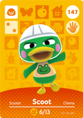 Scoot #147 - Animal Crossing Series 2 amiibo Card