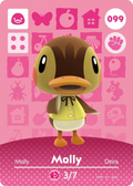 Molly #099 - Animal Crossing Series 1 amiibo Card