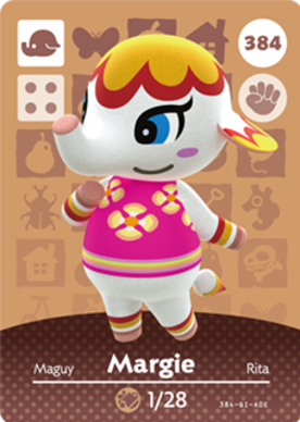 Margie #384 - Animal Crossing Series 4 amiibo Card