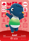 Axel #090 - Animal Crossing Series 1 amiibo Card