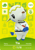 Tia #121 - Animal Crossing Series 2 amiibo Card