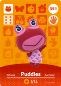 Puddles #351 - Animal Crossing Series 4 amiibo Card