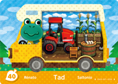 Tad #WA40 - Animal Crossing Welcome amiibo Card