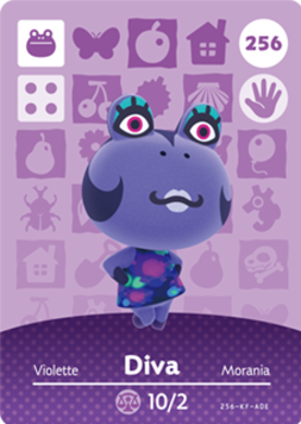 Diva #256 - Animal Crossing Series 3 amiibo Card