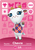 Chevre #242 - Animal Crossing Series 3 amiibo Card