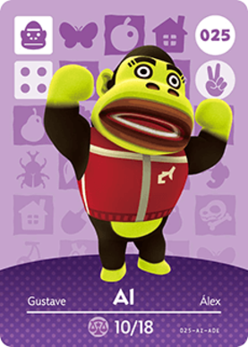 Al #025 - Animal Crossing Series 1 amiibo Card