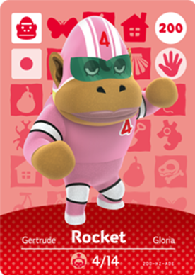 Rocket #200 - Animal Crossing Series 2 amiibo Card