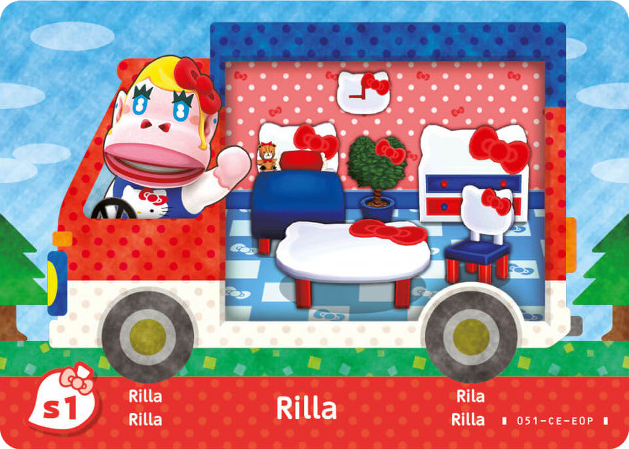 Rilla #S1 - Animal Crossing Sanrio amiibo Card
