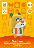 Graham #324 - Animal Crossing Series 4 amiibo Card