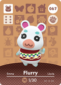 Flurry #067 - Animal Crossing Series 1 amiibo Card