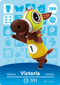 Victoria #280 - Animal Crossing Series 3 amiibo Card