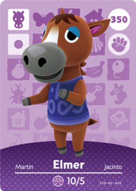 Elmer #350 - Animal Crossing Series 4 amiibo Card