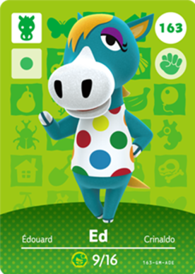 Ed #163 - Animal Crossing Series 2 amiibo Card