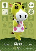 Clyde #068 - Animal Crossing Series 1 amiibo Card