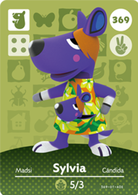 Sylvia #369 - Animal Crossing Series 4 amiibo Card