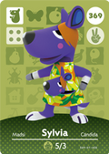 Sylvia #369 - Animal Crossing Series 4 amiibo Card