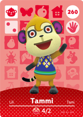 Tammi #260 - Animal Crossing Series 3 amiibo Card