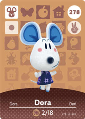Dora #278 - Animal Crossing Series 3 amiibo Card