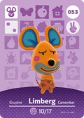 Limberg #053 - Animal Crossing Series 1 amiibo Card