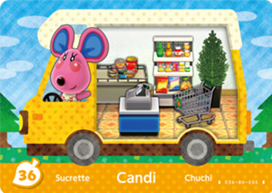 Candi #WA36 - Animal Crossing Welcome amiibo Card