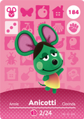 Anicotti #184 - Animal Crossing Series 2 amiibo Card