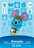 Broccolo #149 - Animal Crossing Series 2 amiibo Card