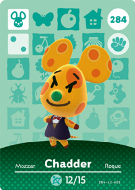 Chadder #284 - Animal Crossing Series 3 amiibo Card