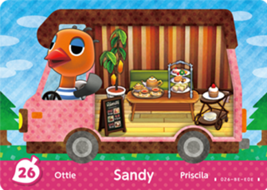 Sandy #WA26 - Animal Crossing Welcome amiibo Card