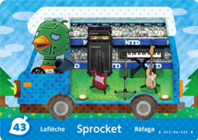 Sprocket #WA43 - Animal Crossing Welcome amiibo Card