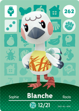 Blanche #262 - Animal Crossing Series 3 amiibo Card