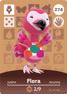 Flora #274 - Animal Crossing Series 3 amiibo Card