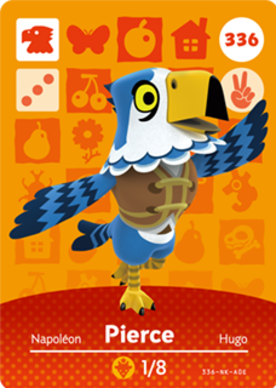 Pierce #336 - Animal Crossing Series 4 amiibo Card