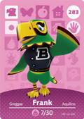 Frank #283 - Animal Crossing Series 3 amiibo Card