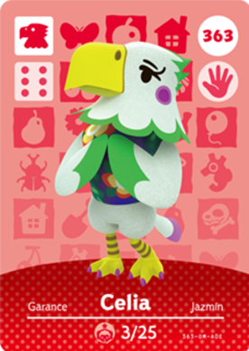 Celia #363 - Animal Crossing Series 4 amiibo Card