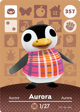 Aurora #357 - Animal Crossing Series 4 amiibo Card
