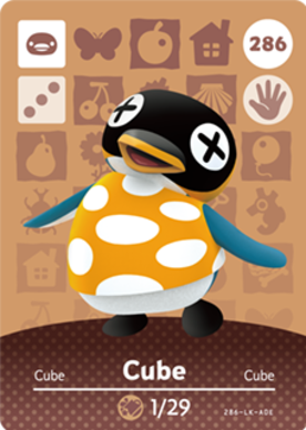 Cube #286 - Animal Crossing Series 3 amiibo Card