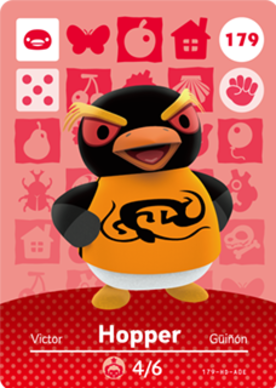 Hopper #179 - Animal Crossing Series 2 amiibo Card